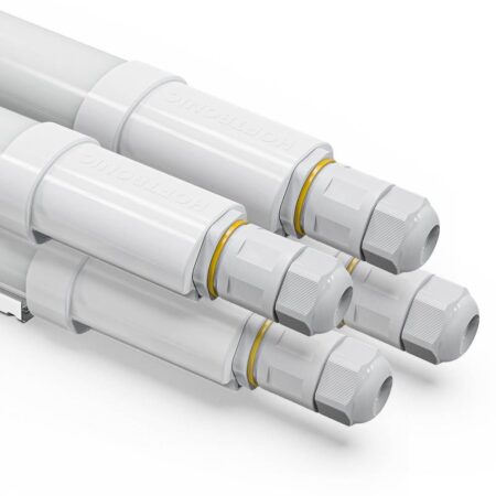 Set van 4 - R-Series Pro - LED TL-armatuur 120cm - IP65 waterdicht - 36 watt - 5040 lumen - 6500K - Koppelbaar - IK07 - Flikkervrij - R-Series Tri-Proof - 2 jaar garantie | HOFTRONIC