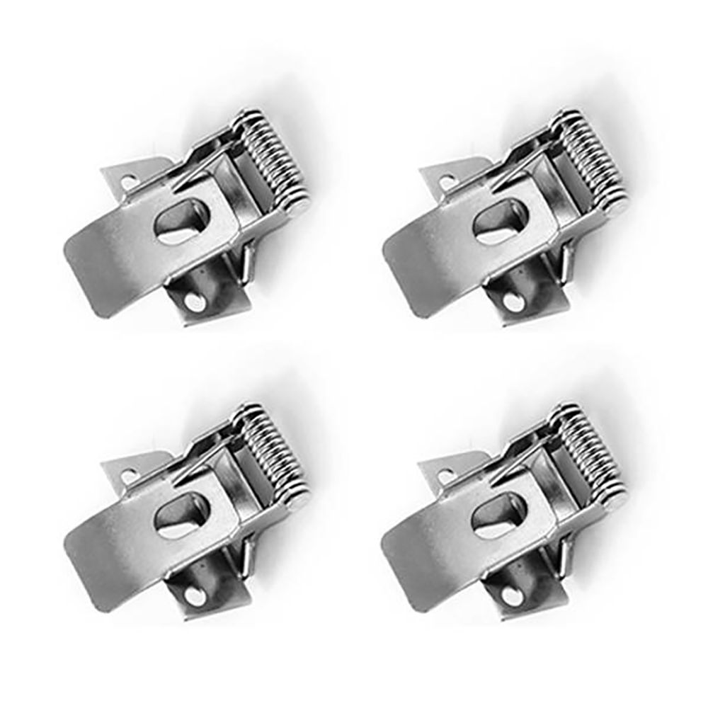Set van 4 klemveren - Geschikt voor 60x60 & 62x62 cm LED Panelen - Plafondclips voor systeemplafond - Aluminium | HOFTRONIC