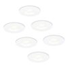 Set van 6 Barcelona - LED platte inbouwspots met lage inbouwdiepte 60mm - 3