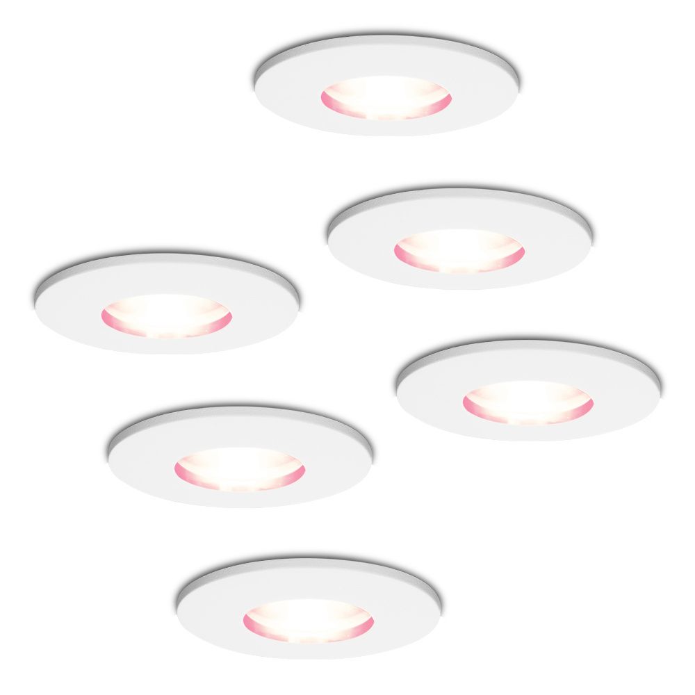 Set van 6 Barcelona - Smart inbouwspot - IP44 waterdicht - 5