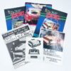 Set van 6 Carson City Jukebox Flyers NSM C.C. Rider & SongBird - Jaren '80 / '90 | Fiftiesstore