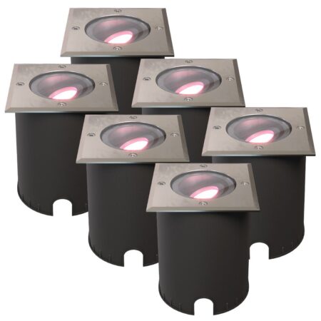 Set van 6 Cody - Smart LED Grondspot - IP67 waterdicht - 5