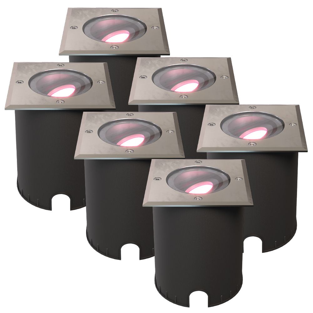 Set van 6 Cody - Smart LED Grondspot - IP67 waterdicht - 5