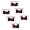 Set van 6 Durham smart inbouwspots vierkant - Wifi + Bluetooth - RGBWW - GU10 - Kantelbaar - Google Home