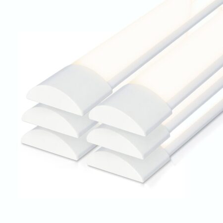 Set van 6 LED Batten 120cm - 40 Watt 5600 lumen (140lm/W) - 4000K neutraal wit - Vervangt 330W - Samsung SMD LED chips - Flikkervrij - IP20 Stofdicht - Onderbouwverlichting | HOFTRONIC