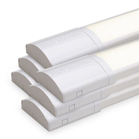 Set van 6 LED batten 60cm - 2520 lumen 18 Watt (140lm/W) - 4000K Neutraal Wit - Flikkervrij - IP20 voor binnen - Onderbouwverlichting - Koppelbaar | HOFTRONIC
