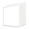 Set van 6 LED panelen - 62x62cm - 36 Watt 4320 lumen (120lm/W) - 4000K neutraal wit - Flikkervrij - UGR19 - IP20 voor binnen - 50.000 branduren | HOFTRONIC