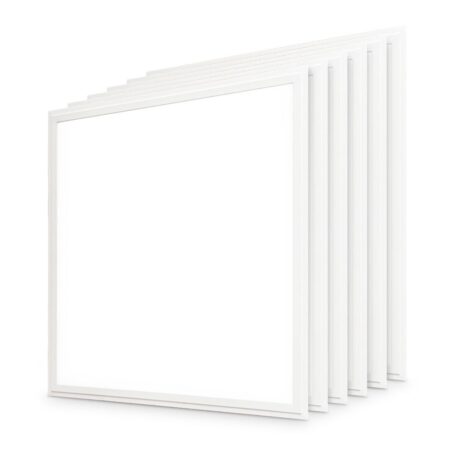Set van 6 LED panelen - 62x62cm - 36 Watt 4320 lumen (120lm/W) - 4000K neutraal wit - Flikkervrij - UGR19 - IP20 voor binnen - 50.000 branduren | HOFTRONIC