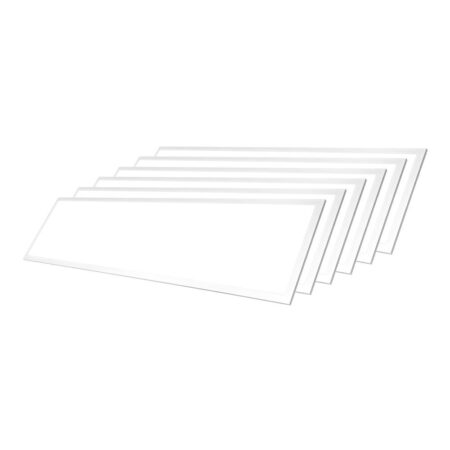 Set van 6 LED panelen - Alpha series - 120x30 cm - 21 Watt 3780 lumen (180lm/W) - 4000K neutraal wit - Flikkervrij - IP20 voor binnen | HOFTRONIC