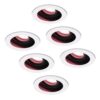 Set van 6 Laredo smart inbouwspots - Wifi + Bluetooth - RGBWW - GU10 - Kantelbaar - Google Home