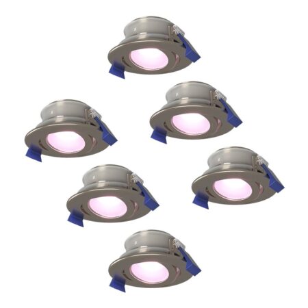 Set van 6 Lima smart inbouwspots - Wifi + Bluetooth - RGBWW - GU10 5