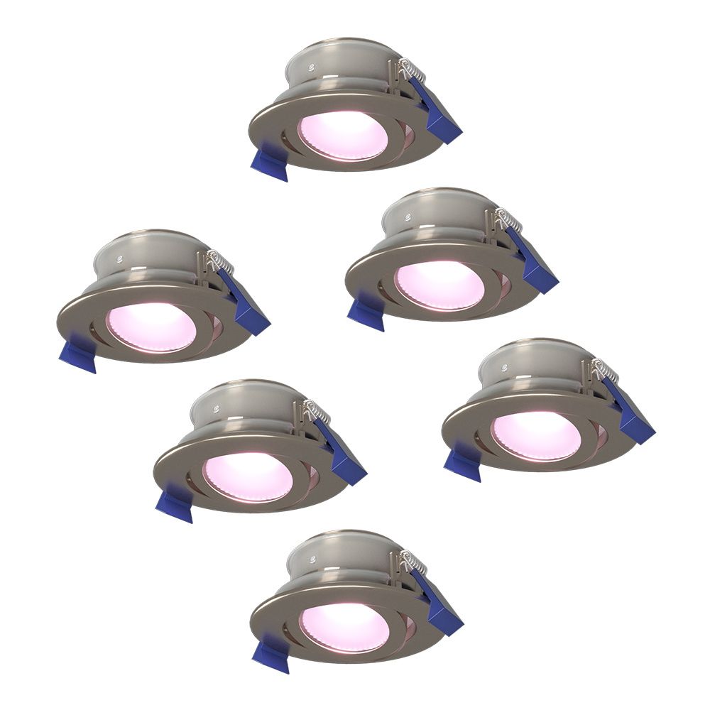 Set van 6 Lima smart inbouwspots - Wifi + Bluetooth - RGBWW - GU10 5