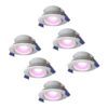 Set van 6 Lima smart inbouwspots - Wifi + Bluetooth - RGBWW - GU10 5
