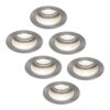 Set van 6 Mari - LED platte inbouwspots met lage inbouwdiepte 58mm - 3