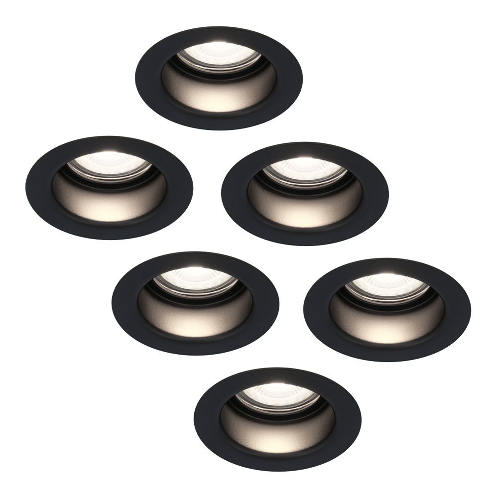 Set van 6 Mari - LED platte inbouwspots met lage inbouwdiepte 58mm - 3