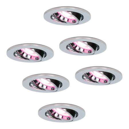 Set van 6 Maya - Smart inbouwspot - IP20 voor binnen - 5