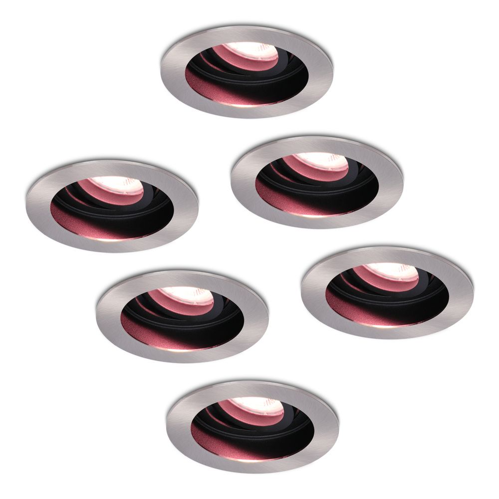 Set van 6 Mesa - Smart inbouwspot - IP20 voor binnen - 5