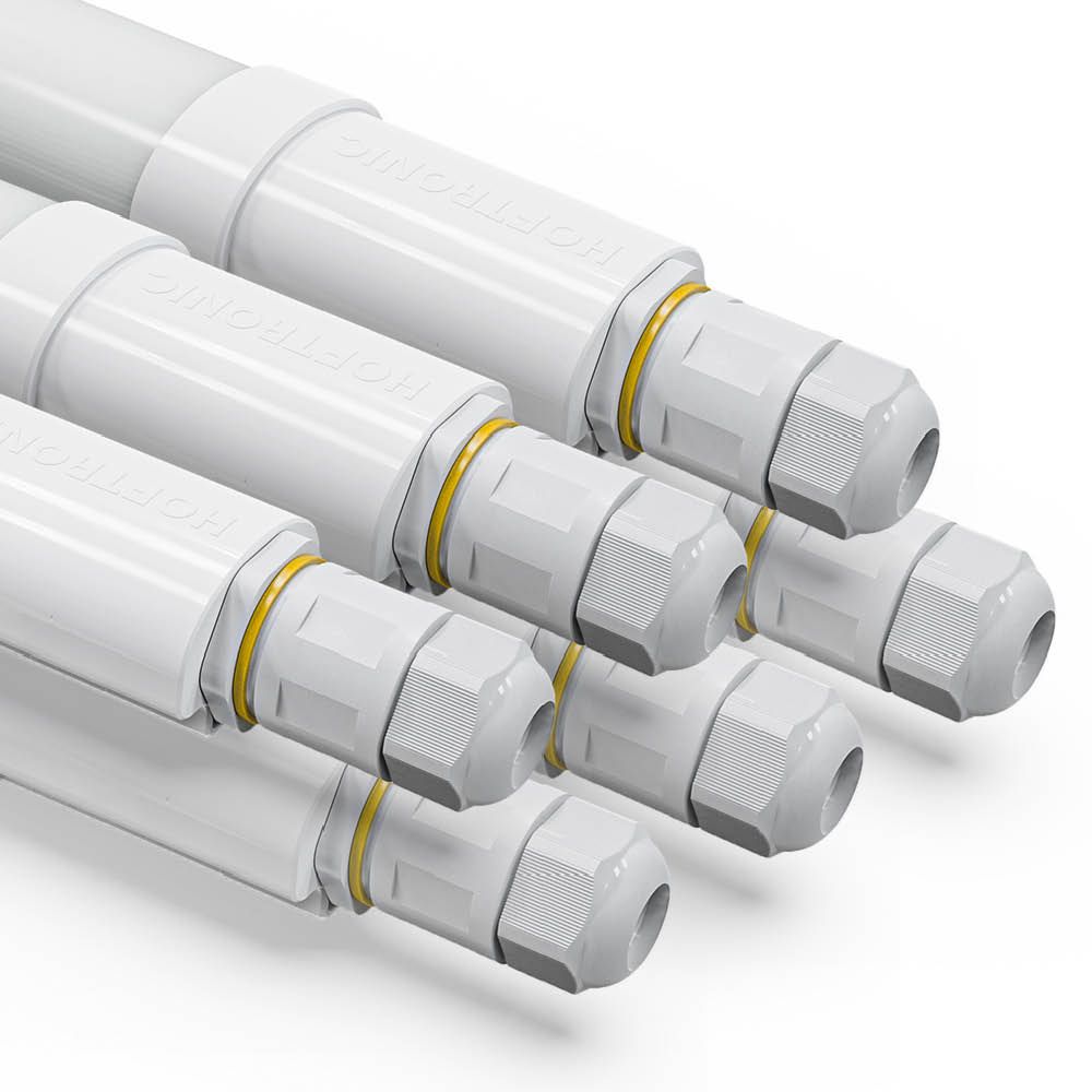 Set van 6 - R-Series Pro - LED TL-armatuur 120cm - IP65 waterdicht - 36 watt - 5040 lumen - 4000K - Koppelbaar - IK07 - Flikkervrij - R-Series Tri-Proof - 2 jaar garantie | HOFTRONIC