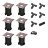 Set van 6 Ramsay Smart Grondspots buiten - Vierkant - 5