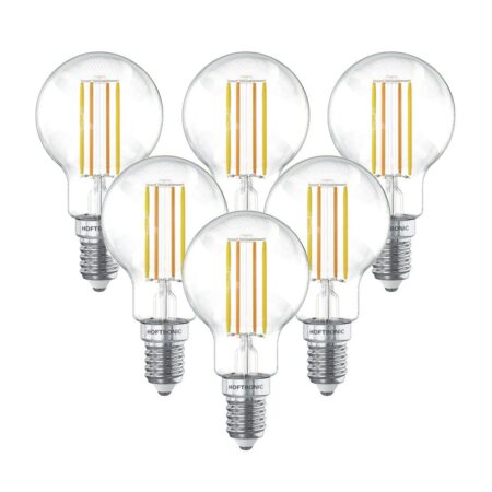 Set van 6 Smart WiFi LED Filament lamp - E14 Fitting - 4