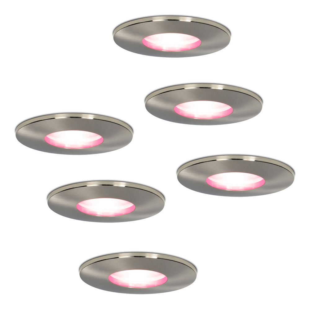 Set van 6 Vegas - Smart inbouwspot - IP44 waterdicht - 5