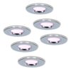 Set van 6 Venezia Smart inbouwspots - IP65 waterdicht - 6 Watt 450 lumen - Wifi + Bluetooth - RGBWW - Google Home