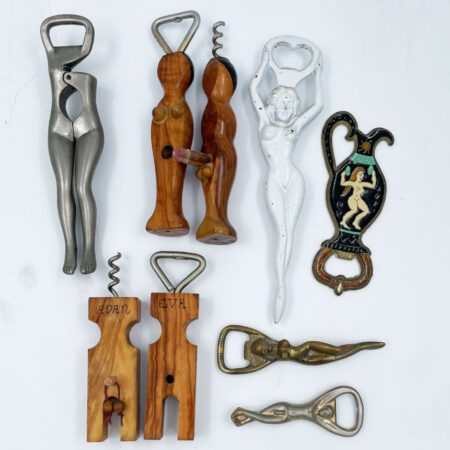 Set van 7 Erotische Vintage Flessenopeners - Originele Novelty Verzameling | The Dutch Pickers