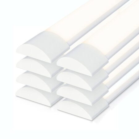 Set van 8 LED Batten 120cm - 40 Watt 5600 lumen (140lm/W) - 4000K neutraal wit - Vervangt 330W - Samsung SMD LED chips - Flikkervrij - IP20 Stofdicht - Onderbouwverlichting | HOFTRONIC
