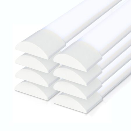 Set van 8 LED Batten 150cm - 50 Watt 7000lm (140lm/W) - 6500K daglicht wit - Vervangt 400 Watt - Samsung SMD LED chips - Flikkervrij - IP20 Stofdicht - Onderbouwverlichting | HOFTRONIC