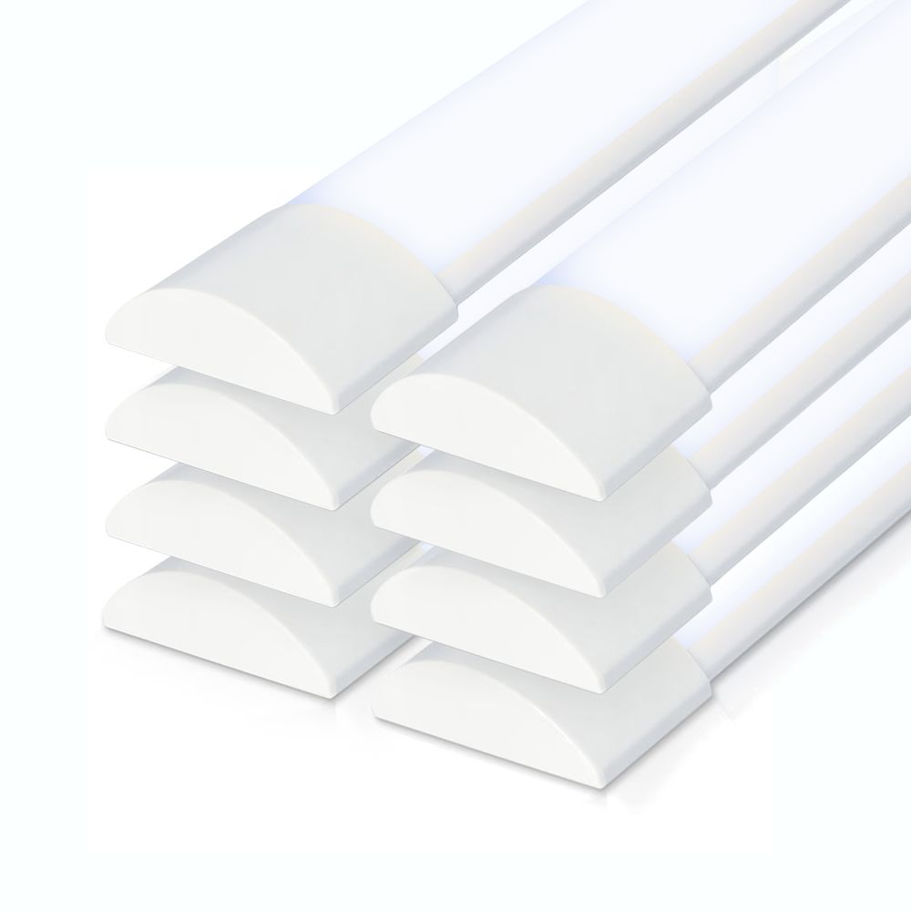 Set van 8 LED Batten 150cm - 50 Watt 7000lm (140lm/W) - 6500K daglicht wit - Vervangt 400 Watt - Samsung SMD LED chips - Flikkervrij - IP20 Stofdicht - Onderbouwverlichting | HOFTRONIC