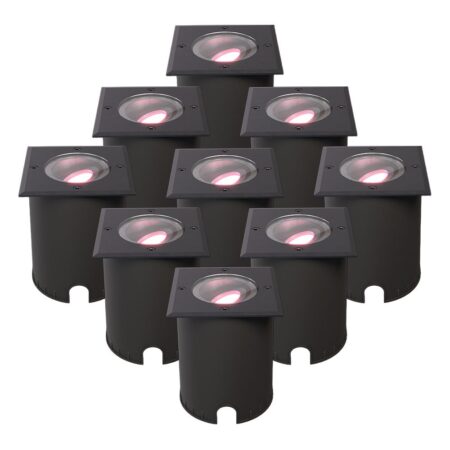 Set van 9 Cody - Smart LED Grondspot - IP67 waterdicht - 5