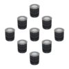 Set van 9 Donnie LED Grondspots buiten - Ingebouwde LED - 4000K neutraal wit - 6 Watt 500 lumen - Rond - Tuinspot - RVS - IP67 waterdicht | HOFTRONIC