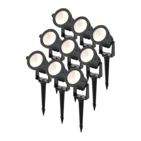 Set van 9 Piton LED Prikspots - 4