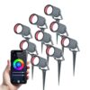 Set van 9 Spikey Smart prikspots - RGBWW - Wifi + Bluetooth - 5