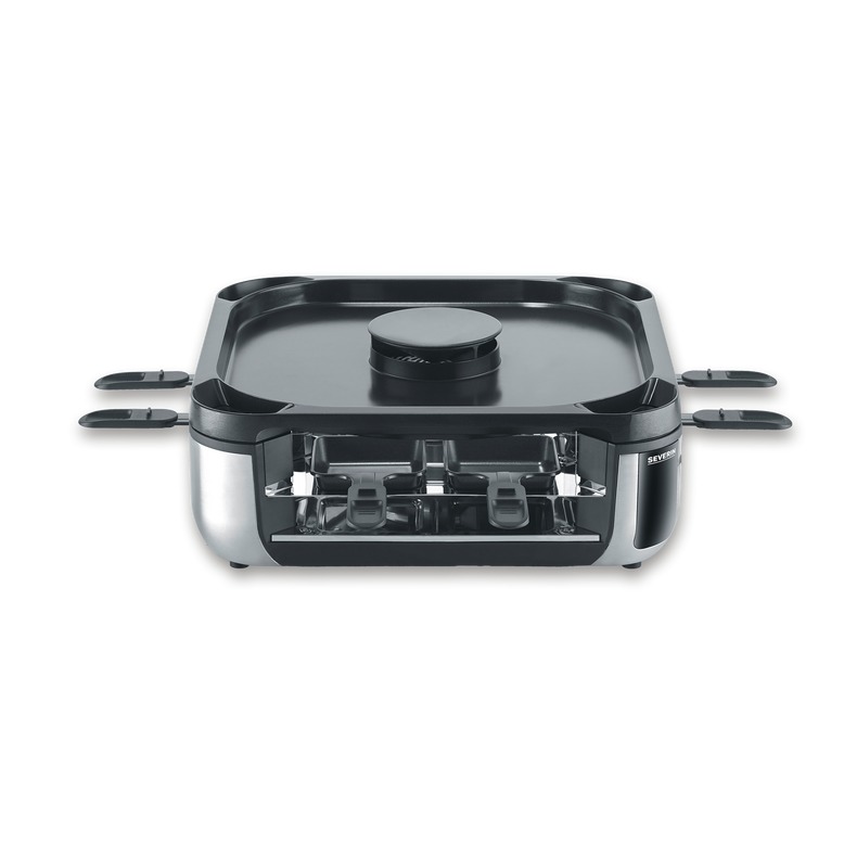 Severin Gourmetstel RG2379 SEVENTO Racletteset Zwart | Severin