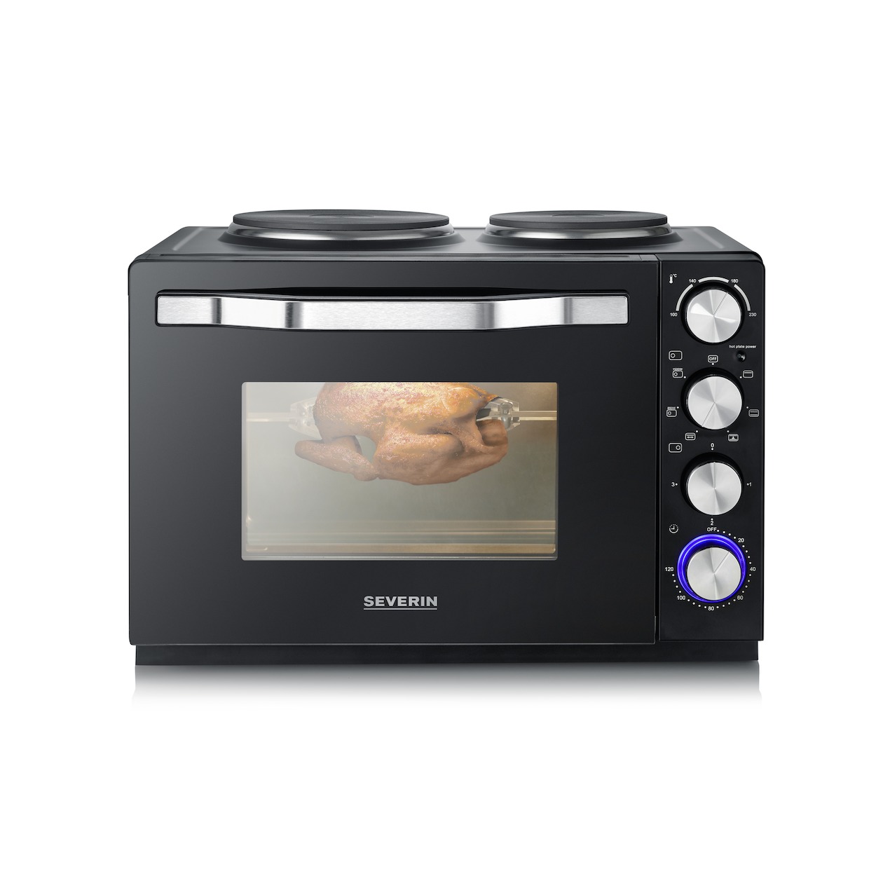 Severin TO2074 Mini oven Zwart | Severin
