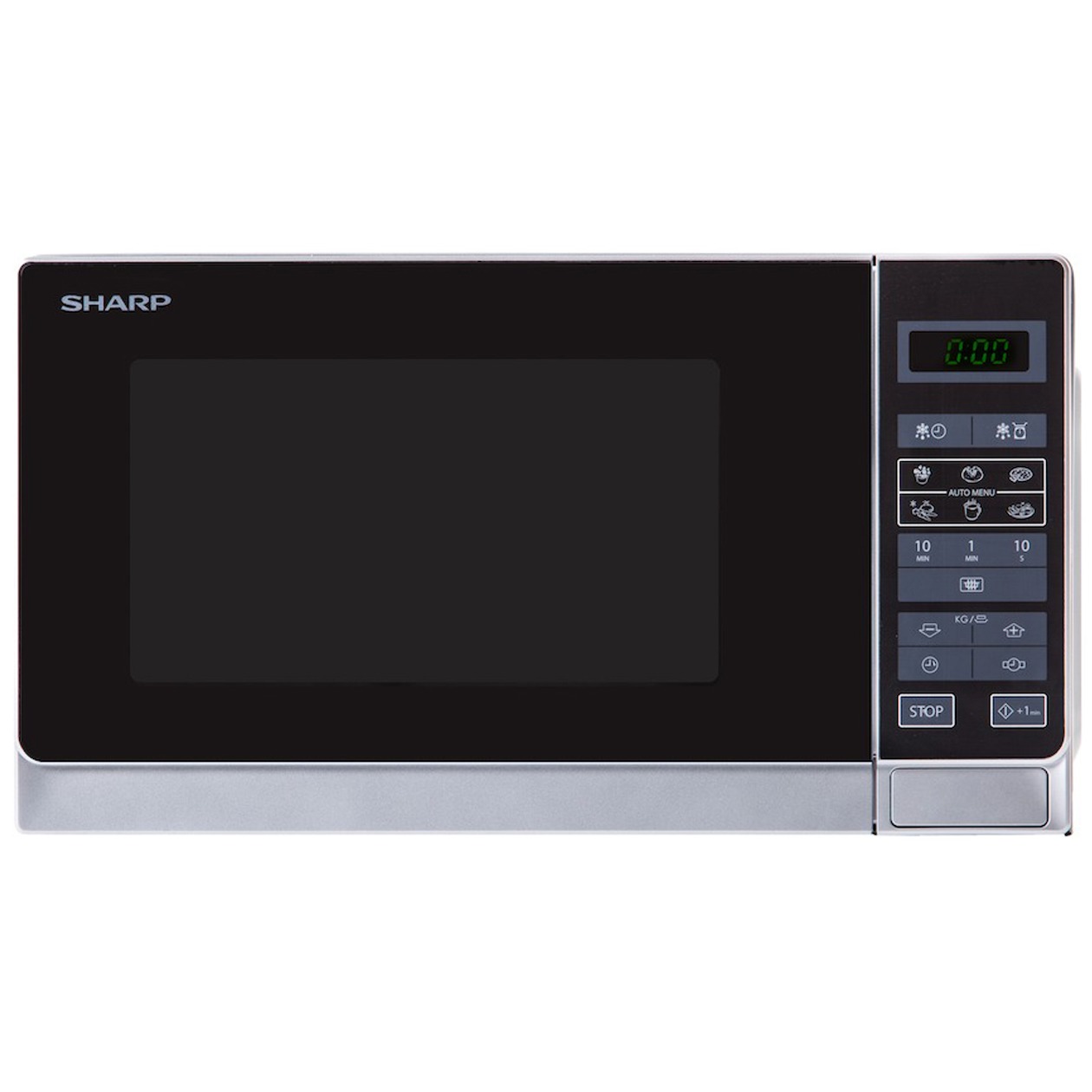 Sharp R242INW Solo magnetron Zilver | Sharp