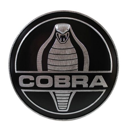 Shelby Cobra Embleem Zwart Zilver Wand Decoratie | Carroll Shelby