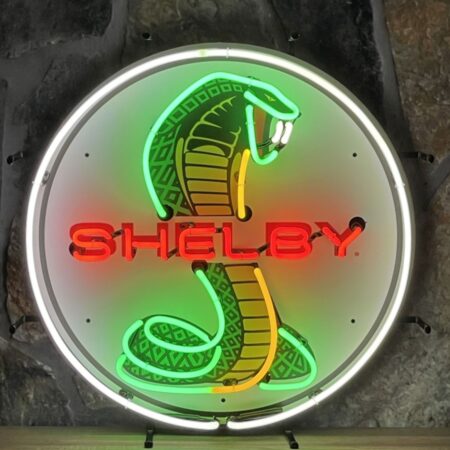 Shelby Cobra Logo Neon Verlichting 60 cm - Groen