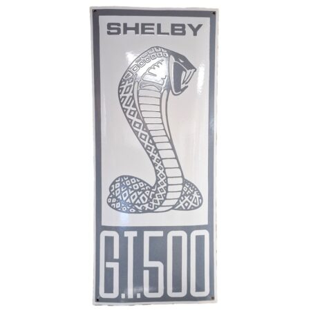 Shelby GT500 Emaille Bord - 72 x 30cm | Carroll Shelby