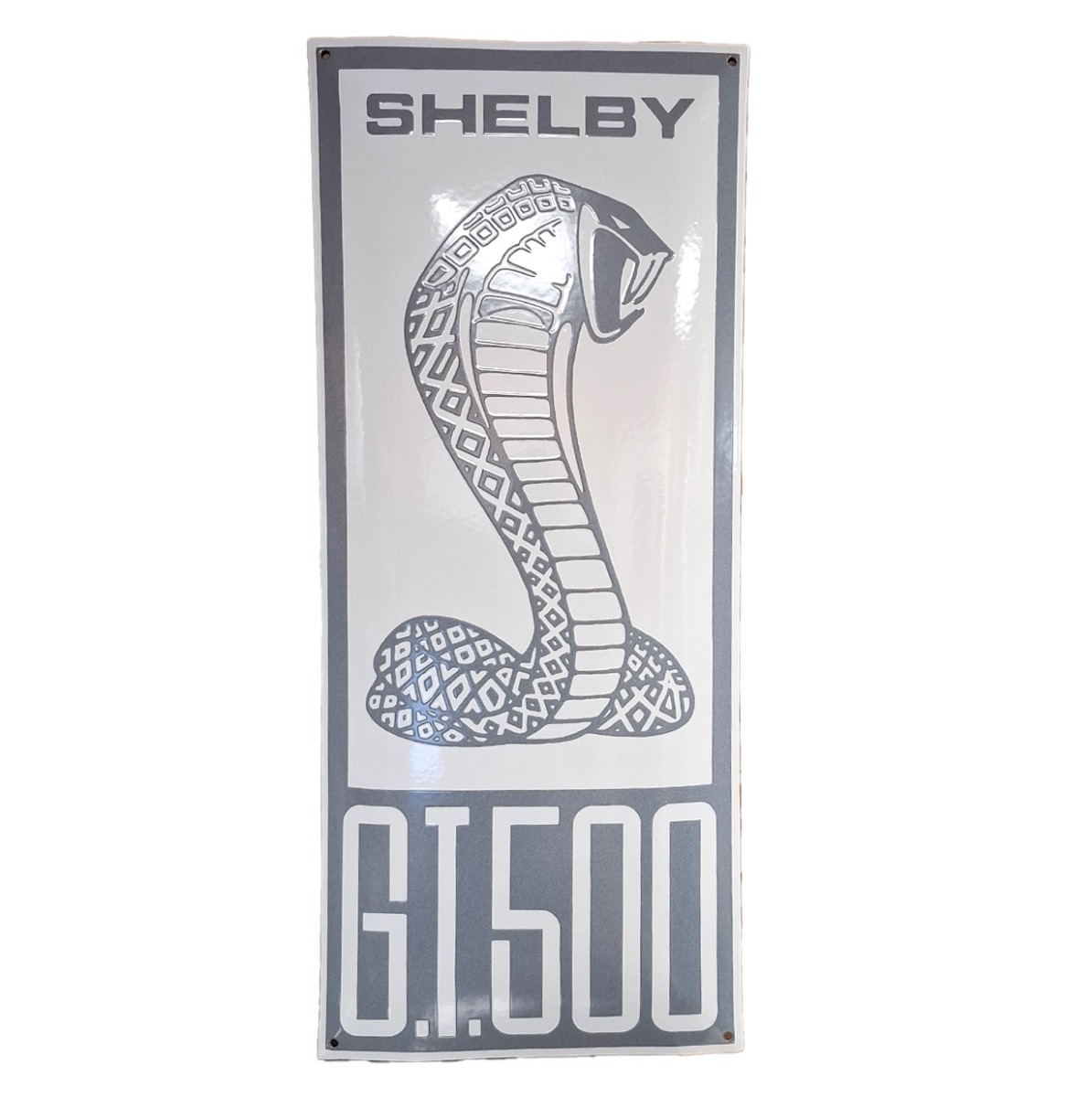 Shelby GT500 Emaille Bord - 72 x 30cm | Carroll Shelby