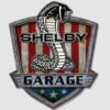 Shelby Garage Houten Bord - 58 x 48cm | Carroll Shelby