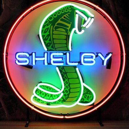 Shelby Neon Verlichting - Blauwe Shelby Letters 65 cm - Rood