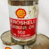 Shell Aeroshell Turbine Olieblik - Vintage Origineel | Shell