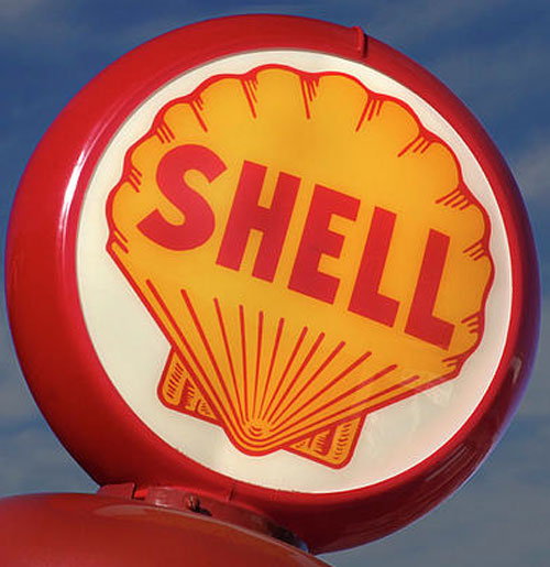 Shell Benzinepomp Bol Glazen Lenzen | Shell