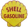 Shell Gasoline Die-Cut Metalen Wandbord XXL - Officieel Shell Logo Relief 90 cm | Shell