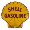 Shell Gasoline Emaille Bord Schevorm 30 x 30 cm (LP) | Shell