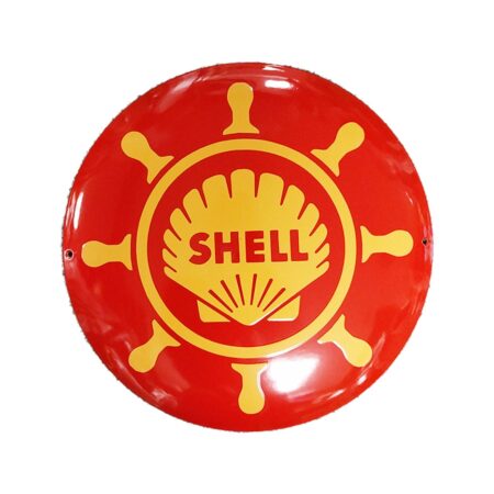 Shell Marine Logo Emaille Bord - Ø40cm | Shell