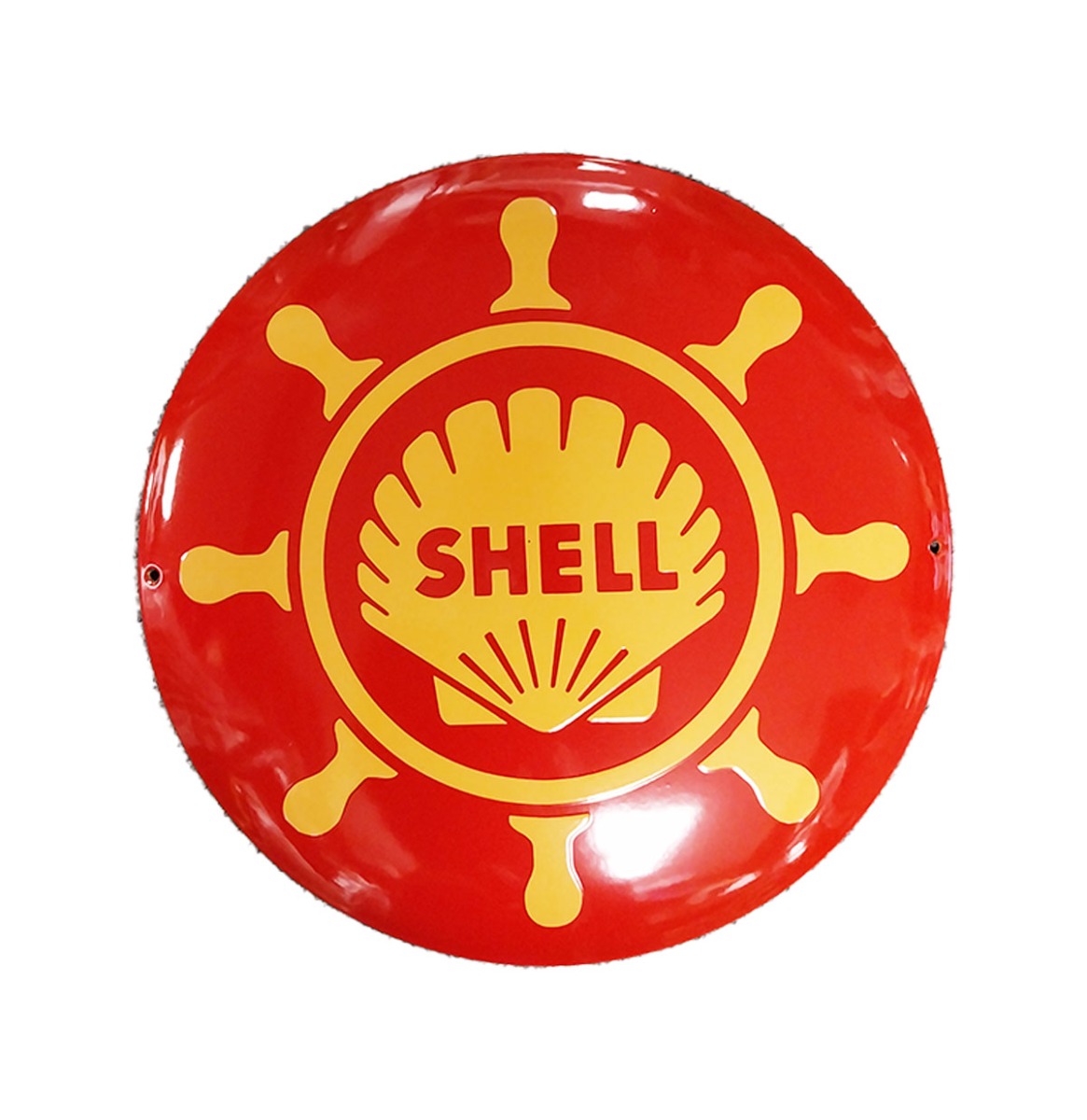 Shell Marine Logo Emaille Bord - Ø40cm | Shell