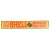 Shell Metalen Straatnaambord "Motor Oil Sold Here" - 91 x 15 cm | Shell